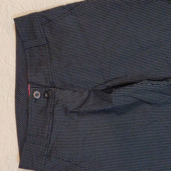 Ponny Tail Striped Bell Bottom Pants - Picture 5 of 12